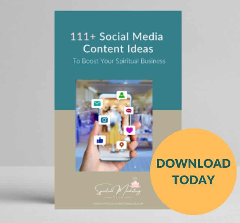 111 Social Media Content Ideas For Holistic Business Therapists Healers Coaches