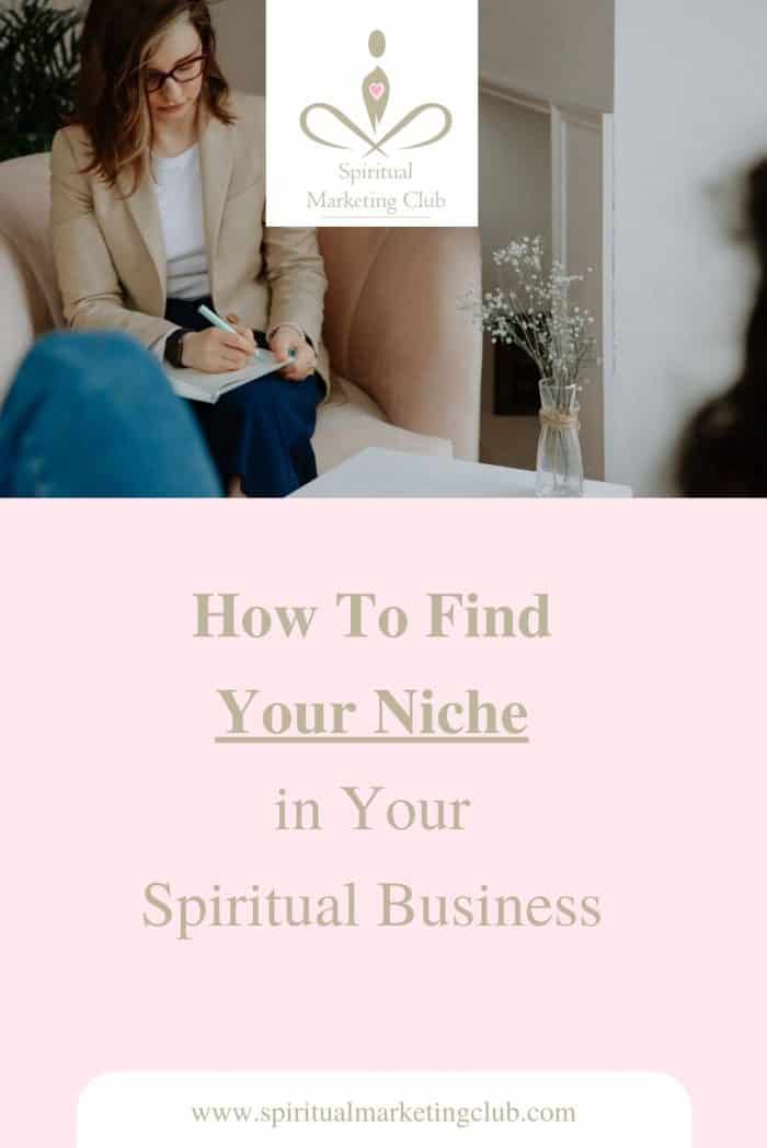 spiritualmarketingclub.com find your niche in your spiritual business, your coaching