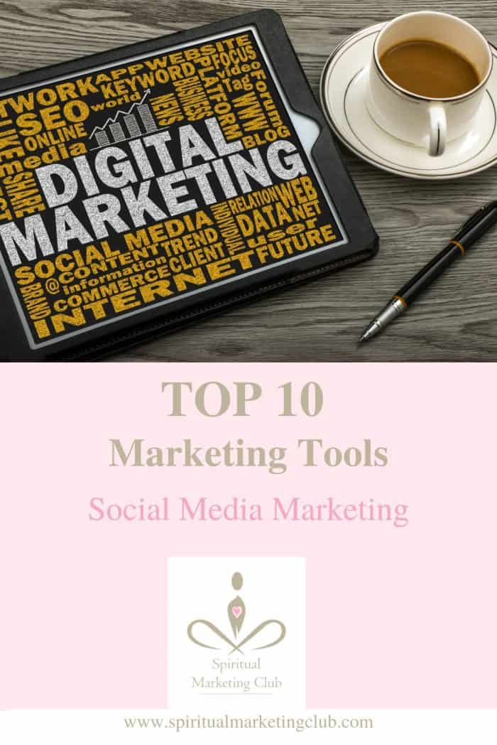 top marketing tools for social media marketing for healers coaches spiritual business owners