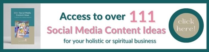 100 Social Media Post Ideas for Spiritual Entrepreneurs, Spiritual Businesses, Healers, Coaches, Therapists