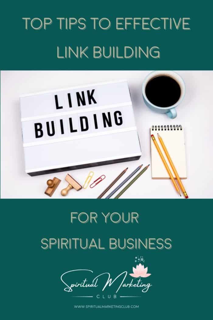 Effective link building for the spiritual business - How to  boost traffic and search engine optimisation through healthy link building