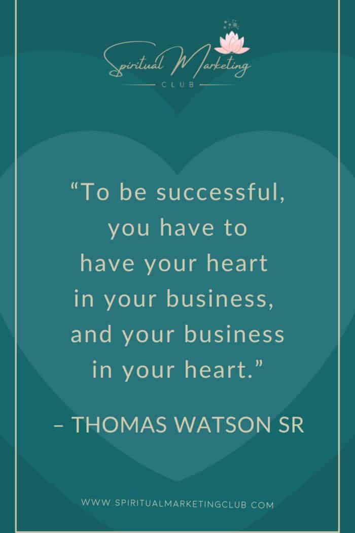 to be successful spiritual business quotes