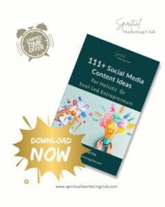 Over 100 social media posts ideas for holistic entrepreneurs